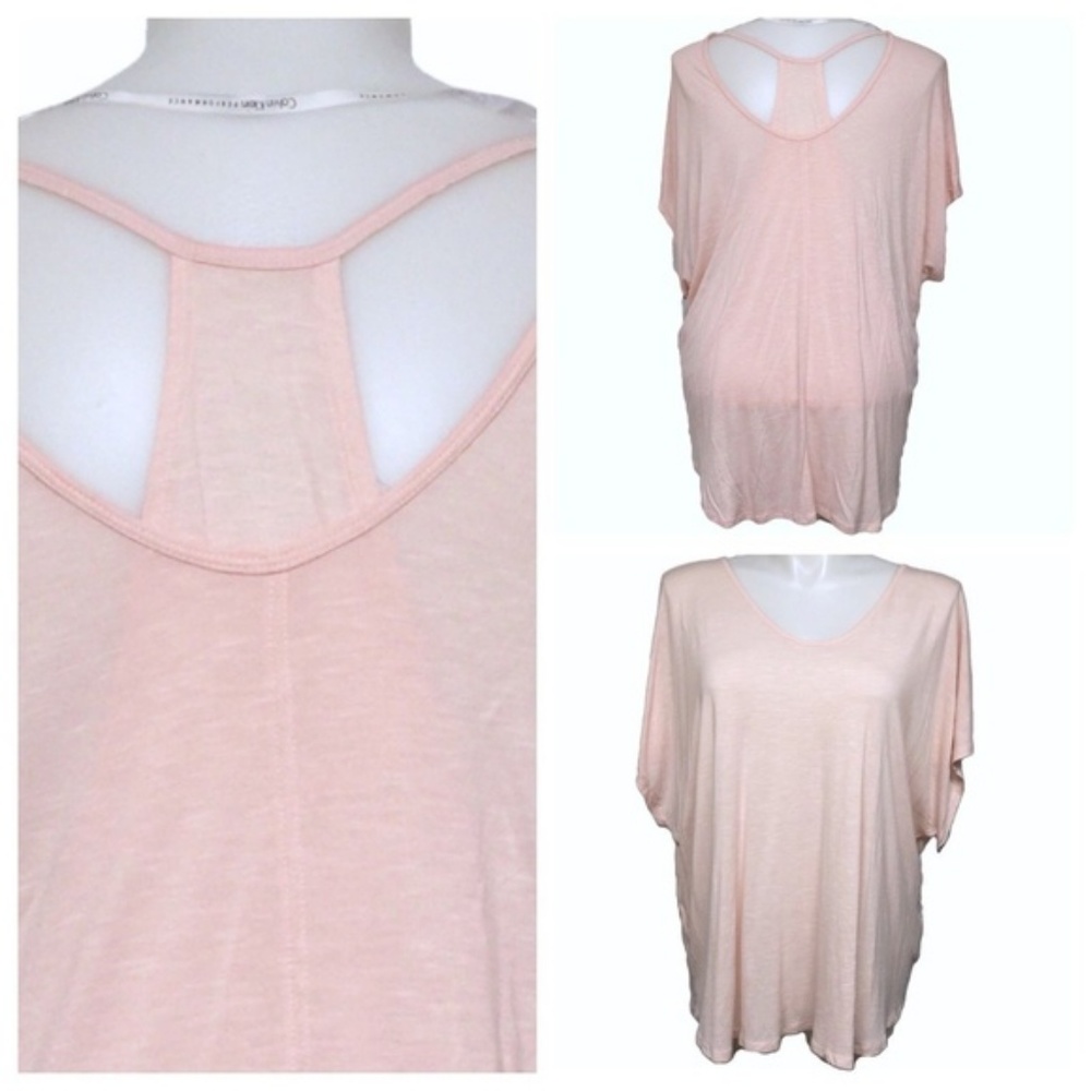 Calvin Klein Pink Short Sleeve Performance Top